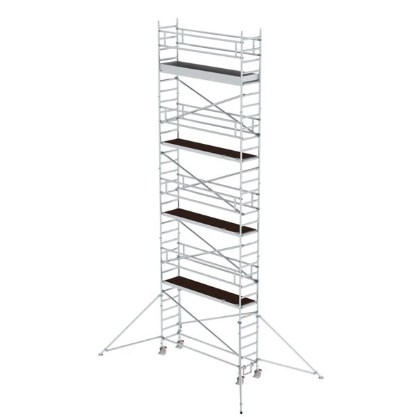 Günzburger Steigtechnik Rollgerüst 0,75 x 3,0 m mit Ausleger Plattformhöhe 8,39 m