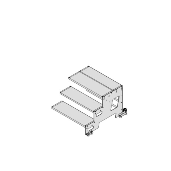 Hymer Industrietritt, Erweiterungsmodul, Stufenbreite 600 mm 3