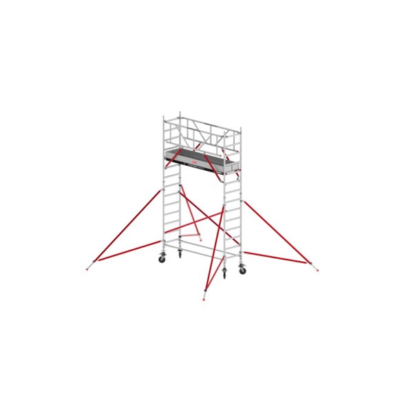 Altrex RS TOWER 51 - Aluminium Fahrgerüst 0.75 x 2.45 m Holz-Plattformen, Arbeitshöhe bis 5,2m