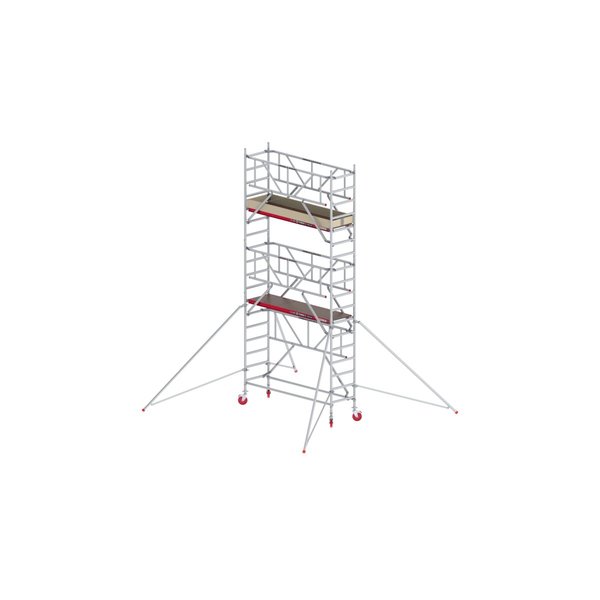 Altrex RS TOWER 41, Holzplattform 0,75m x 2,45m, mit Safe-Quick Arbeitshöhe 6,2 m