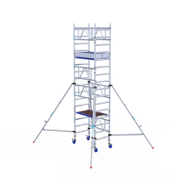 ASC Group Fahrgerüst One Tower - 0,75 x 1,20 m Arbeitshöhe bis 5,2m mit Carbon Plattform