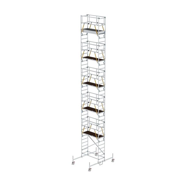 Günzburger Steigtechnik Rollgerüst SG 0,75 x 1,80 m mit Fahrbalken Plattformhöhe 10,45 m