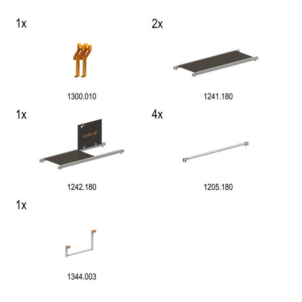 Layher NACHRÜST-SET 5004 AUF P2