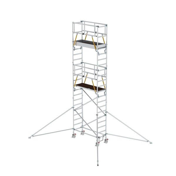 Günzburger Steigtechnik Rollgerüst SG 0,75 x 1,80 m mit Ausleger Plattformhöhe 5,59 m