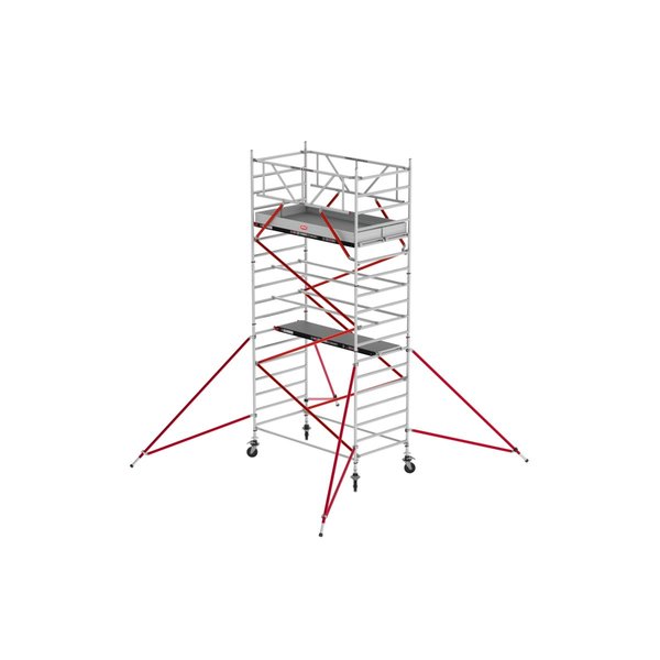 Altrex RS TOWER 52 fahrgerüst breit, 1.35x2.45 m Fiber-Deck®-Plattformen, Arbeitshöhe bis 6,2m