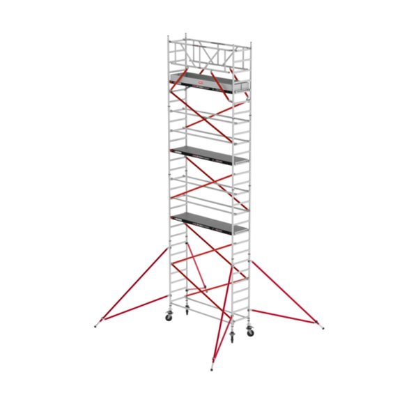 Altrex RS TOWER 51 - Aluminium Fahrgerüst 0.75 x 2.45 m Holz-Plattformen, Arbeitshöhe bis 9,2m