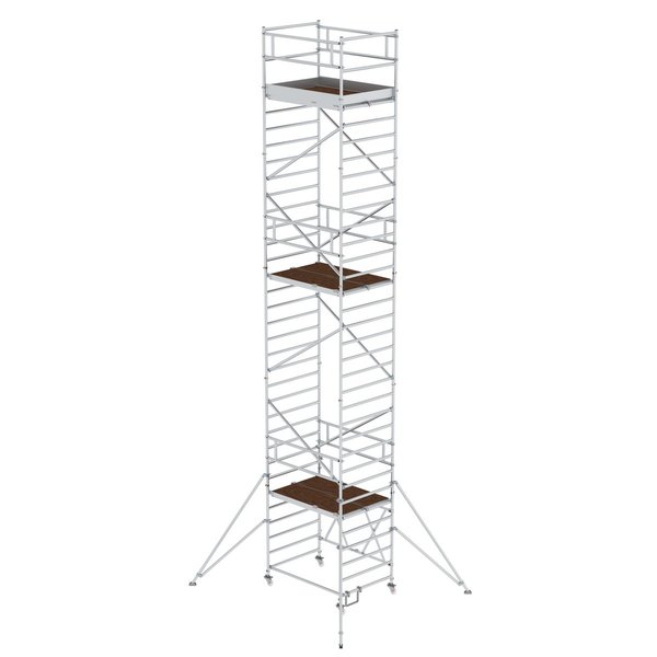 Günzburger Steigtechnik Klappgerüst 1,35 x 1,80 m mit Ausleger Plattformhöhe 8,80 m