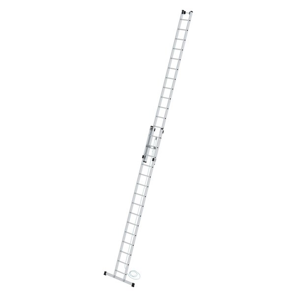 Günzburger Steigtechnik Sprossen-Seilzugleiter mit Standard-Traverse 2x15 Sprossen