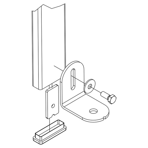 Hailo Professional Leiterfußhalter universal  Edelstahl 1.4301