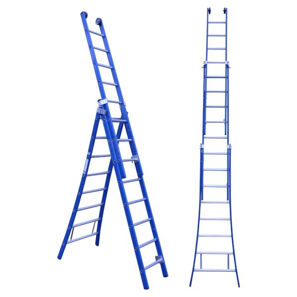 ASC Group 3-teilige Premium Mehrzweckleiter 3x8