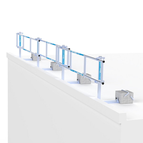 ASC Group SGS Slim - Dachrandsicherung für Flachdach  Komplettset 9m