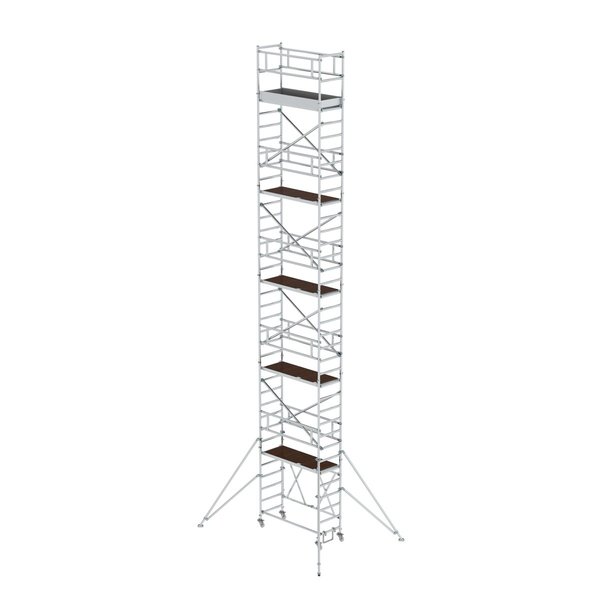 Günzburger Steigtechnik Klappgerüst 0,75 x 1,80 m mit Ausleger Plattformhöhe 9,80 m