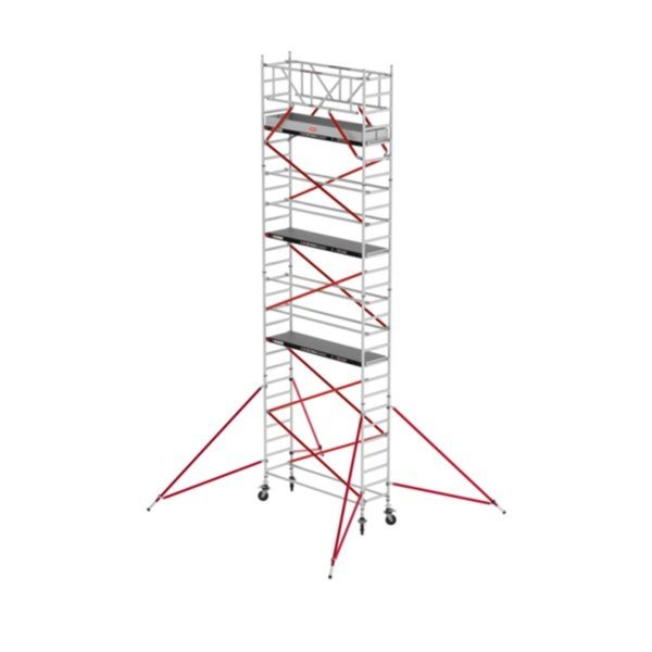 Altrex RS TOWER 51 - Aluminium Fahrgerüst 0.75 x 2.45 m Fiber-Deck®-Plattformen, Arbeitshöhe bis 9,2m