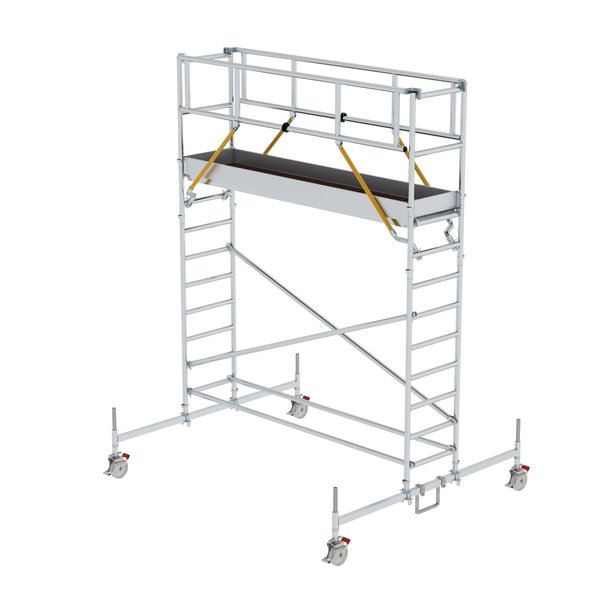 Günzburger Steigtechnik Rollgerüst SG 0,75 x 3,0 m mit Fahrbalken Plattformhöhe 3,26 m