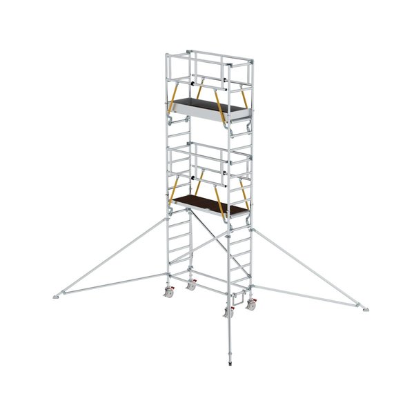 Günzburger Steigtechnik Rollgerüst SG 0,75 x 1,80 m mit Ausleger Plattformhöhe 4,47 m