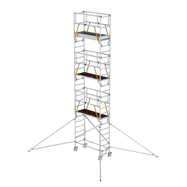 Günzburger Steigtechnik Rollgerüst SG 0,75 x 1,80 m mit Ausleger Plattformhöhe 6,43 m