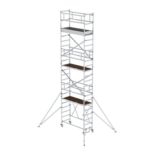 Günzburger Steigtechnik Klappgerüst 0,75 x 1,80 m mit Ausleger Plattformhöhe 5,80 m