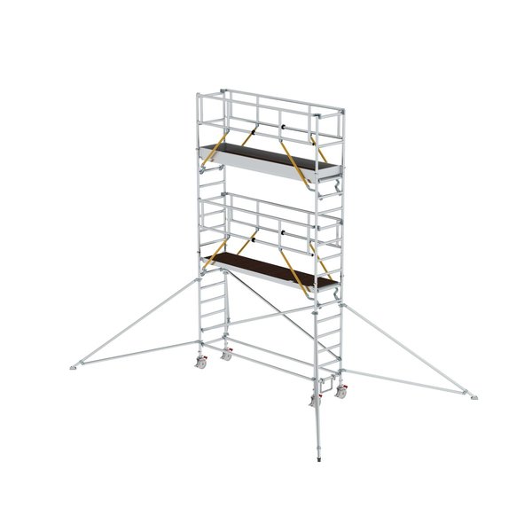 Günzburger Steigtechnik Rollgerüst SG 0,75 x 3,0 m mit Ausleger Plattformhöhe 4,47 m