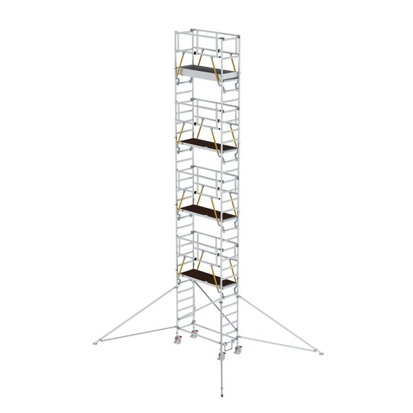 Günzburger Steigtechnik Rollgerüst SG 0,75 x 1,80 m mit Ausleger Plattformhöhe 8,39 m