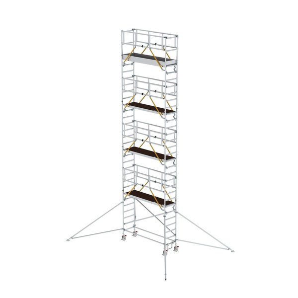 Günzburger Steigtechnik Rollgerüst SG 0,75 x 2,45 m mit Ausleger Plattformhöhe 8,39 m