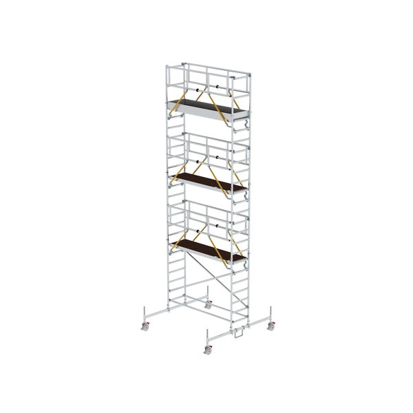 Günzburger Steigtechnik Rollgerüst SG 0,75 x 2,45 m mit Fahrbalken Plattformhöhe 6,62 m