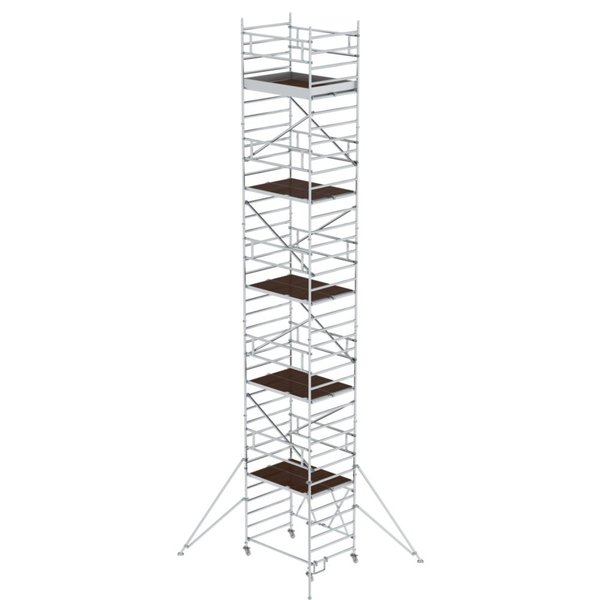 Günzburger Steigtechnik Klappgerüst 1,35 x 1,80 m mit Ausleger Plattformhöhe 9,92 m