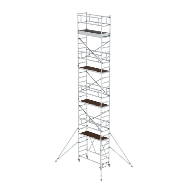 Günzburger Steigtechnik Klappgerüst 0,75 x 1,80 m mit Ausleger Plattformhöhe 7,80 m