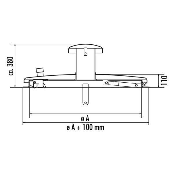 Hailo Professional HS 3 mit Entlüftung / Ø600