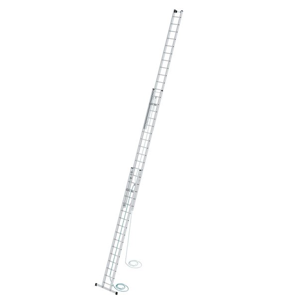 Günzburger Steigtechnik Sprossen-Seilzugleiter 3-teilig mit Standard-Traverse 3x16 Sprossen