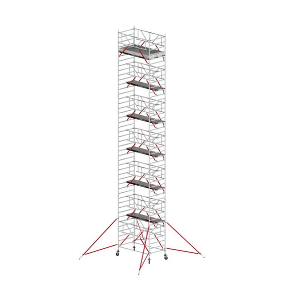 Altrex RS TOWER 52-S(Safe-Quick®) fahrgerüst breit, 1.35x1.85 m Holzplattformen, Arbeitshöhe bis 14,2m