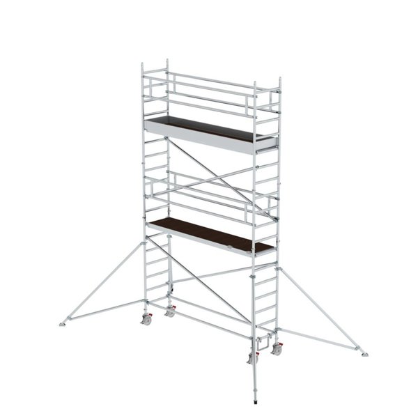 Günzburger Steigtechnik Rollgerüst 0,75 x 3,0 m mit Ausleger Plattformhöhe 4,47 m