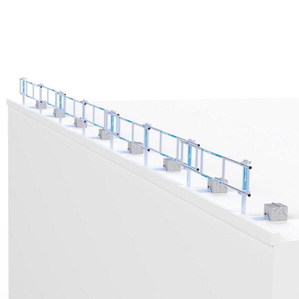 ASC Group SGS Slim - Dachrandsicherung für Flachdach  Komplettset 21m