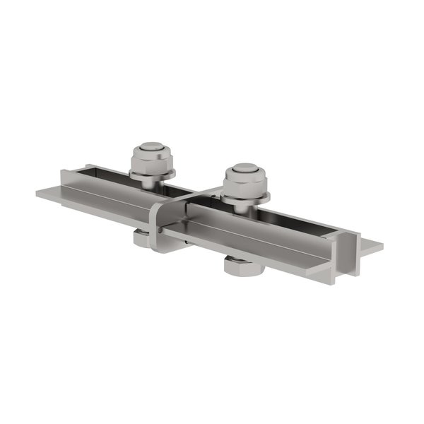 Günzburger Steigtechnik Steigleiterverbinder für Leiterholm 60x25 mm Edelstahl