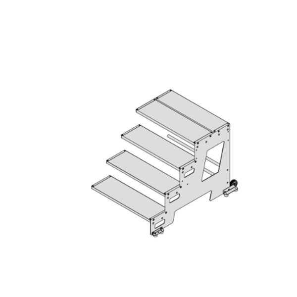 Hymer Industrietritt, Erweiterungsmodul, Stufenbreite 600 mm 4