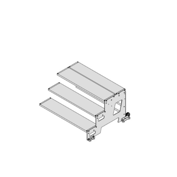 Hymer Industrietritt, Erweiterungsmodul, Stufenbreite 800 mm 3