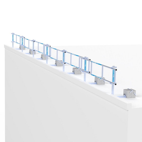 ASC Group SGS Slim - Dachrandsicherung für Flachdach  Komplettset 18m