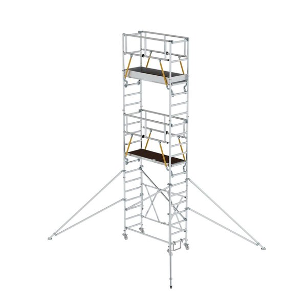 Günzburger Steigtechnik Klappgerüst SG 0,75 x 1,80 m mit Ausleger Plattformhöhe 5,16 m