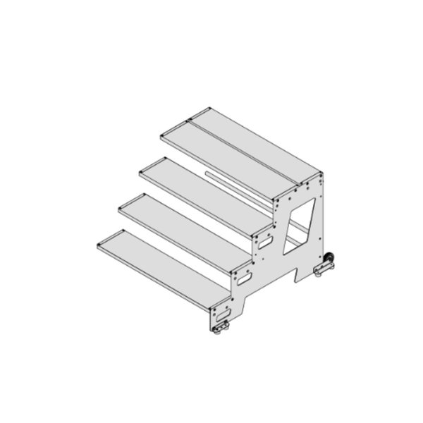 Hymer Industrietritt, Erweiterungsmodul, Stufenbreite 800 mm 4