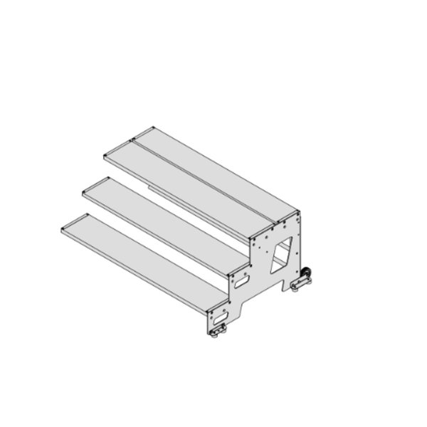 Hymer Industrietritt, Erweiterungsmodul, Stufenbreite 1.000 mm 3