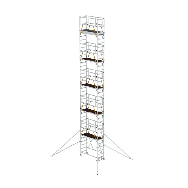 Günzburger Steigtechnik Klappgerüst SG 0,75 x 1,80 m mit Ausleger Plattformhöhe 9,89 m