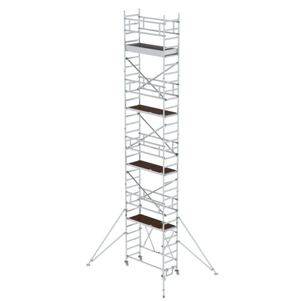 Günzburger Steigtechnik Klappgerüst 0,75 x 1,80 m mit Ausleger Plattformhöhe 7,96 m