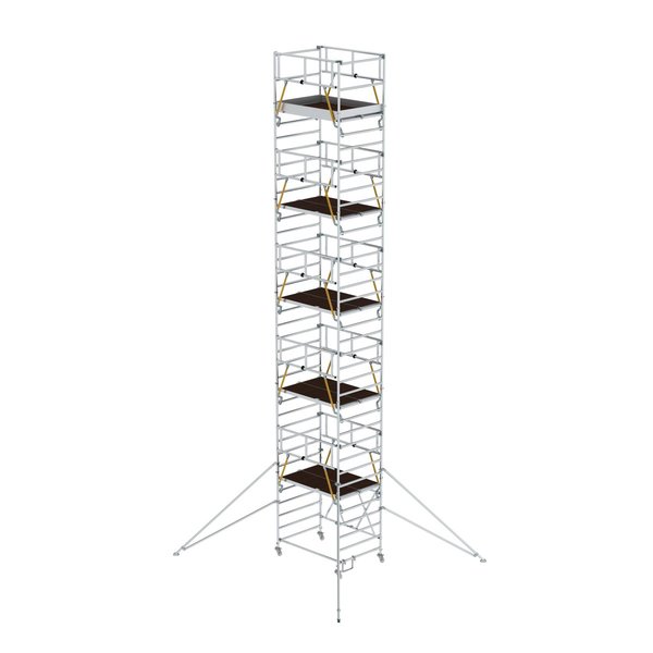 Günzburger Steigtechnik Klappgerüst SG 1,35 x 1,80 m mit Ausleger Plattformhöhe 9,89 m