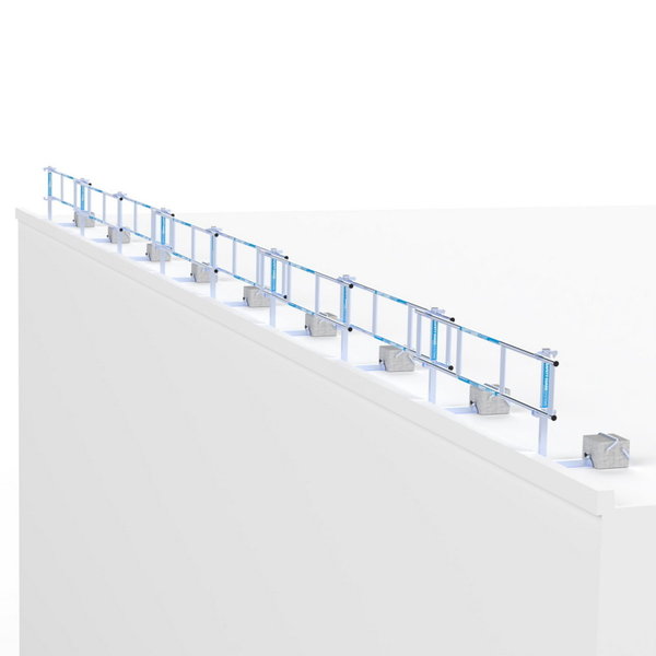 ASC Group SGS Slim - Dachrandsicherung für Flachdach  Komplettset 24m