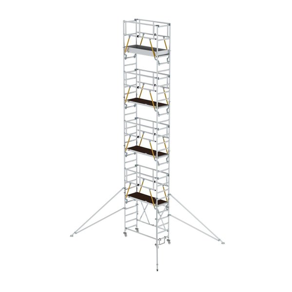 Günzburger Steigtechnik Klappgerüst SG 0,75 x 1,80 m mit Ausleger Plattformhöhe 7,96 m