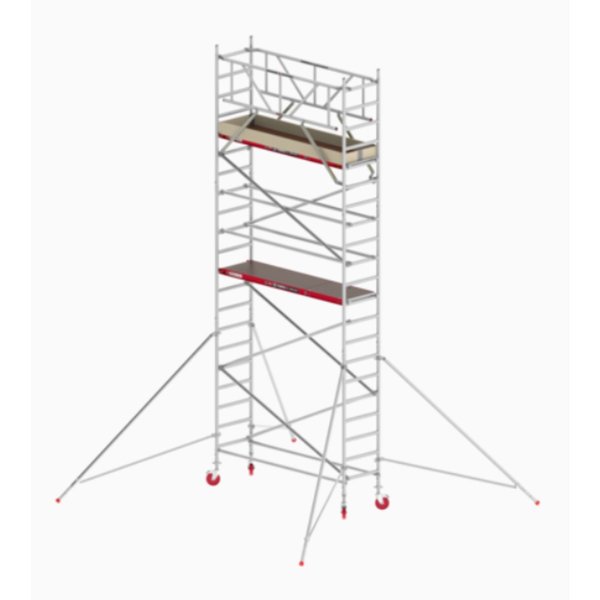 Altrex RS TOWER 41, Holzplattform 0,75m x 1,85m Arbeitshöhe 7.2m