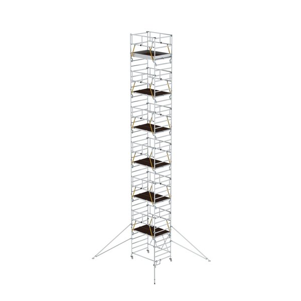 Günzburger Steigtechnik Klappgerüst SG 1,35 x 1,80 m mit Ausleger Plattformhöhe 11,88 m