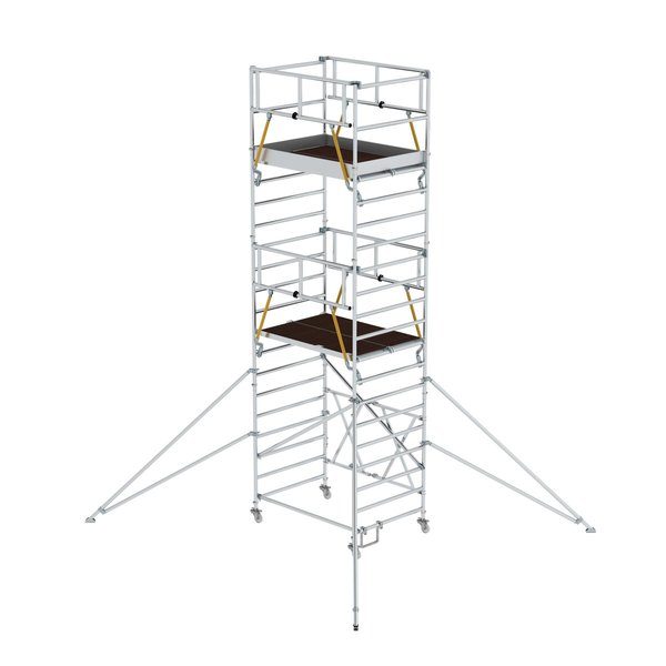 Günzburger Steigtechnik Klappgerüst SG 1,35 x 1,80 m mit Ausleger Plattformhöhe 5,16 m