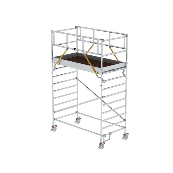 Günzburger Steigtechnik Rollgerüst SG 1,35 x 2,45 m mit Doppel-Plattform Plattformhöhe 3,07 m